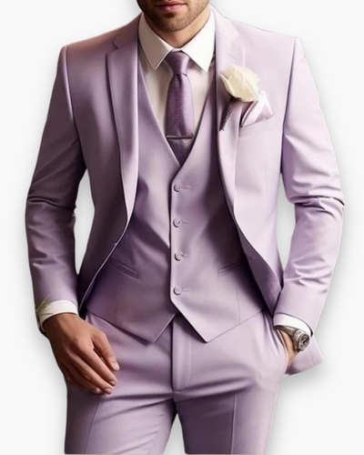 Herren Anzug 3-teilig Slim Fit | Klassisch & Elegant für Hochzeitsgäste