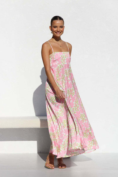Maxikleid mit Trägern | Eleganter Schnitt | Fließende Silhouette