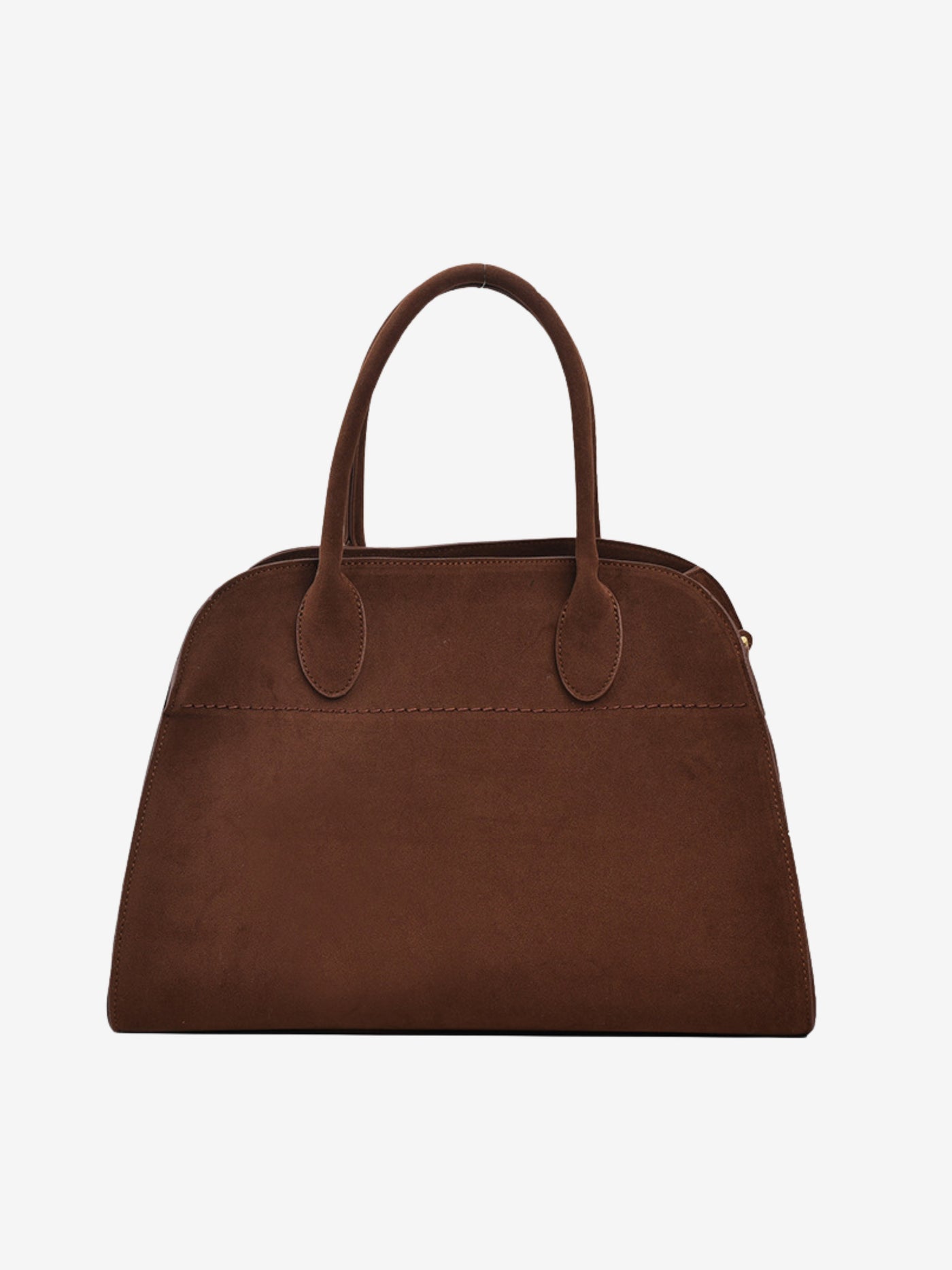 Handtasche aus Veloursoptik | Klassischer Schnitt | Zeitlose Eleganz