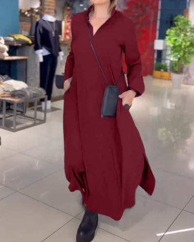 Mercedes® | Langes Kleid aus Premium-Baumwolle