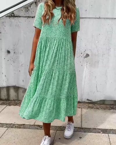 Ileana® | Kurzarmkleid mit Blumendruck