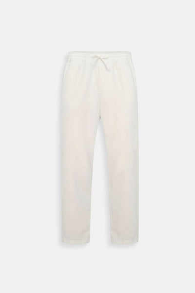 Baumwolle & Leinen Blend Drawstring Pants