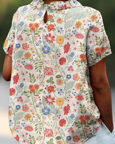 Ruth® | Elegante Blumenbluse für Damen