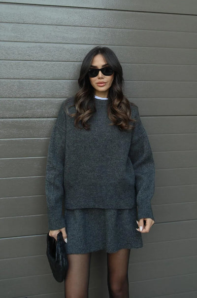 WIEN ELEGANTER PULLOVER KLEID