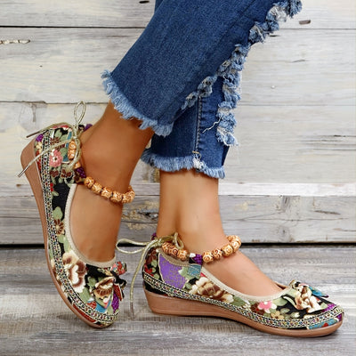 Zora® | Bequeme Schuhe mit Blumendruck