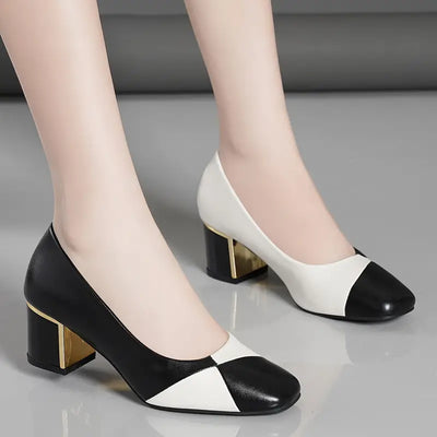 Ursula  | Absätze Elegante Pumps mit quadratischer Spitze