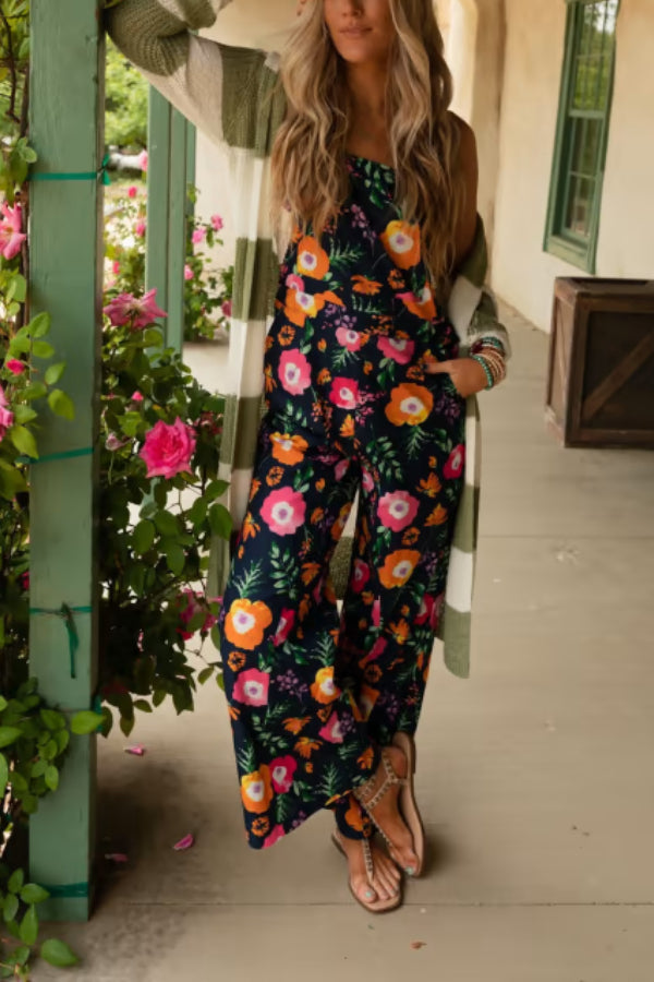 Adela® | Overall mit Birdie-Blumendruck