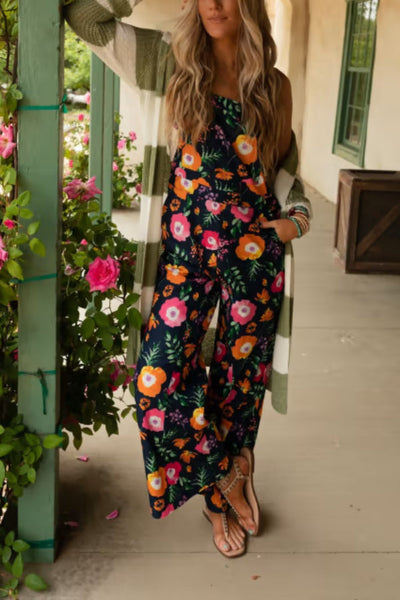 Adela® | Overall mit Birdie-Blumendruck