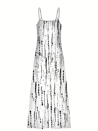 Reilly® | Gefärbtes, gestreiftes Spaghettikleid