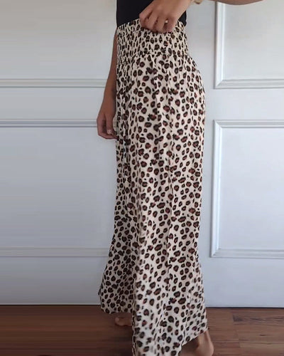 Giya – Damenhose mit Leopardenmuster