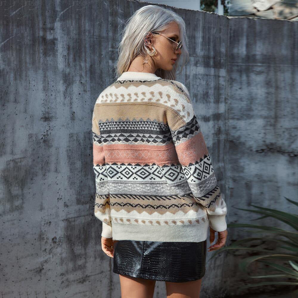 Pullover mit Kristallstrick
