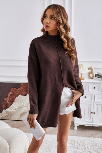 Trendiger Rundhals-Pullover für Damen