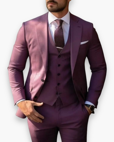 Herren Anzug 3-teilig Slim Fit | Klassisch & Elegant für Hochzeitsgäste
