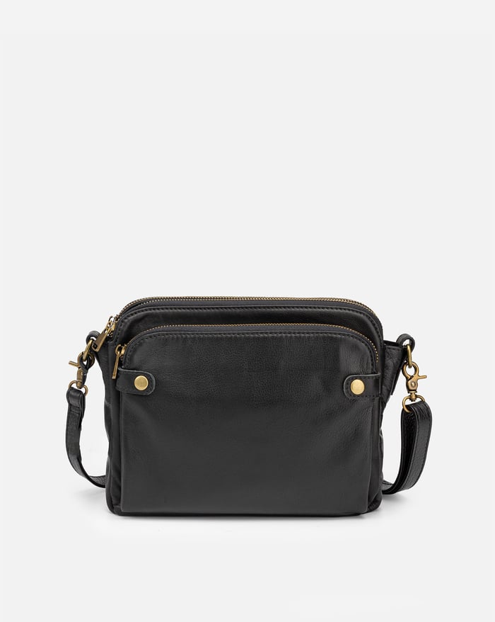 Schultertasche aus weichem Kunstleder | Kompakt & Vielseitig | Zeitlose Eleganz