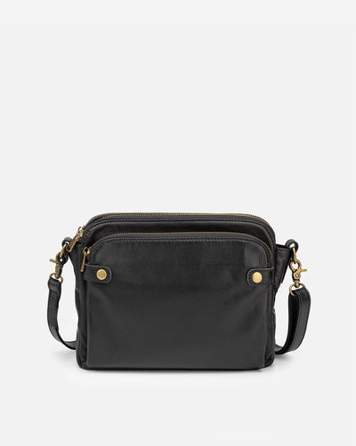 Schultertasche aus weichem Kunstleder | Kompakt & Vielseitig | Zeitlose Eleganz