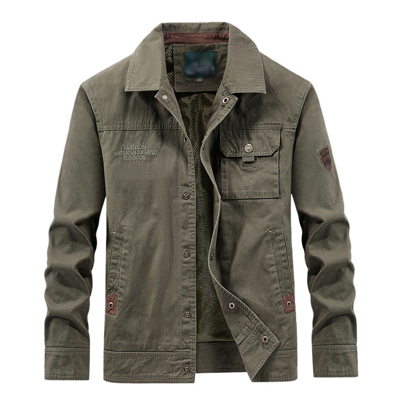 Herren Vintage-Cargo-Jacke