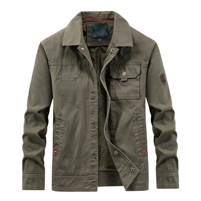 Herren Vintage-Cargo-Jacke