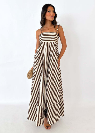 Maxikleid mit Trägern | Eleganter Schnitt | Fließende Silhouette