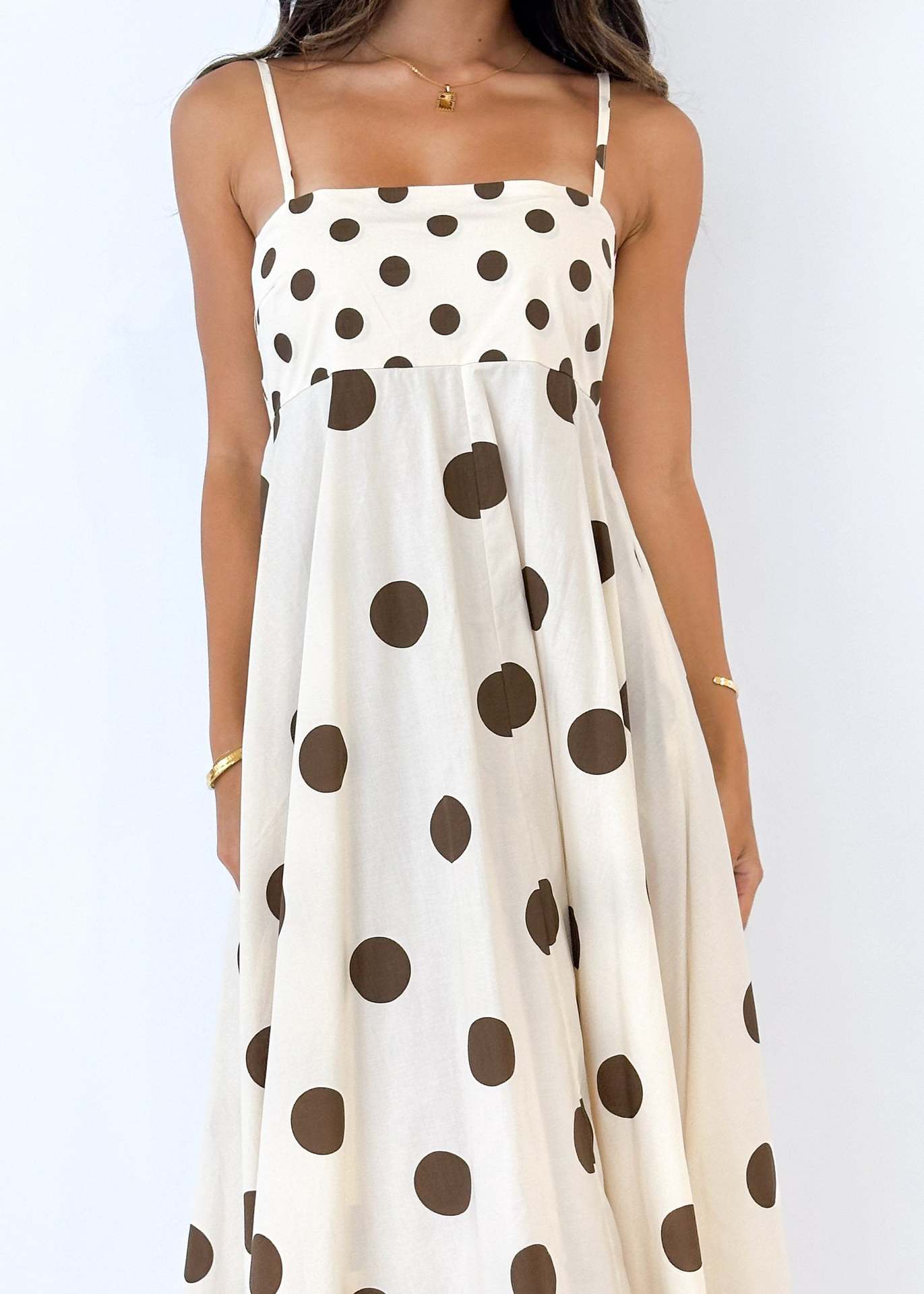 Maxikleid mit Trägern | Eleganter Schnitt | Fließende Silhouette