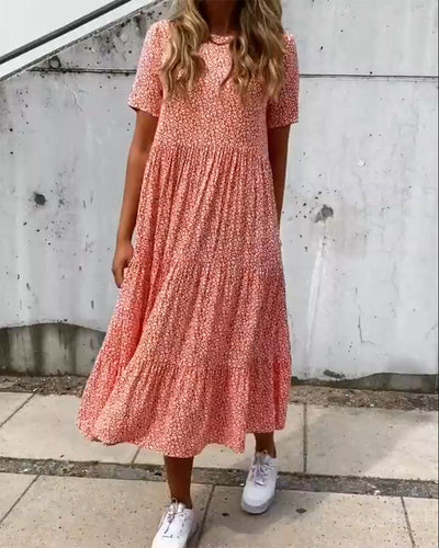 Ileana® | Kurzarmkleid mit Blumendruck
