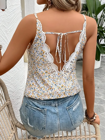 Klara | Camisole-Top mit Blumenmuster