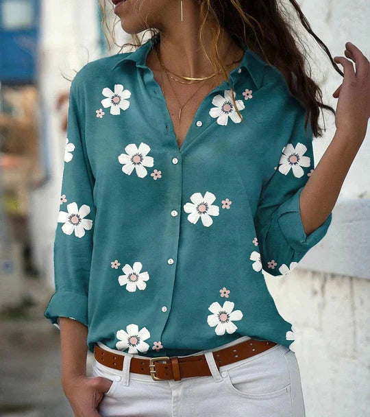 Lena | Bluse mit Blumenmuster