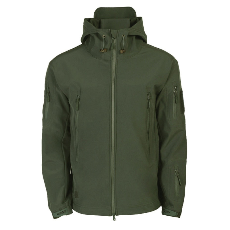 Herren Funktionsjacke mit Kapuze | Outdoor Reißverschluss