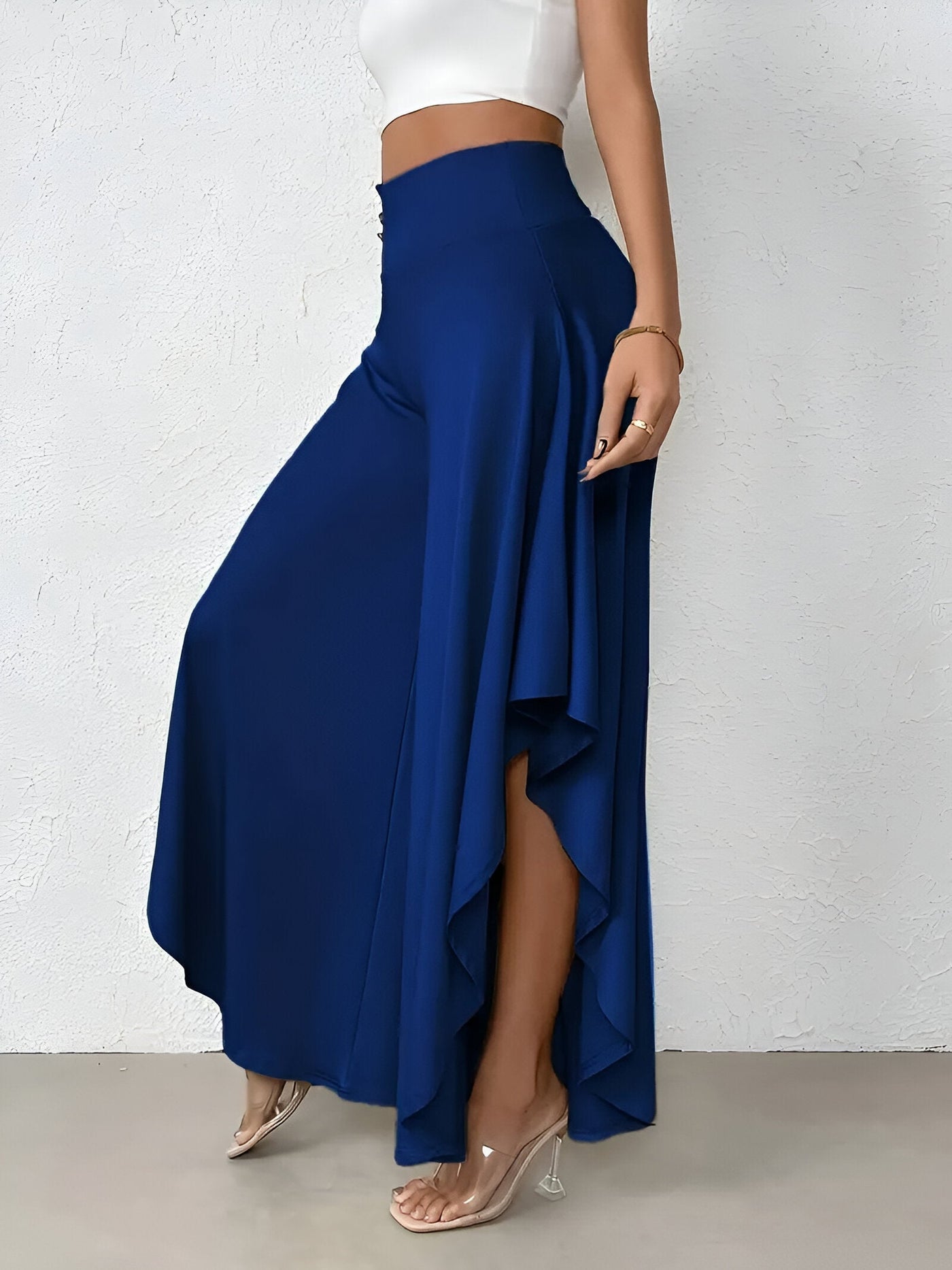 Paula | Asymmetrische Hose mit weitem Schnitt