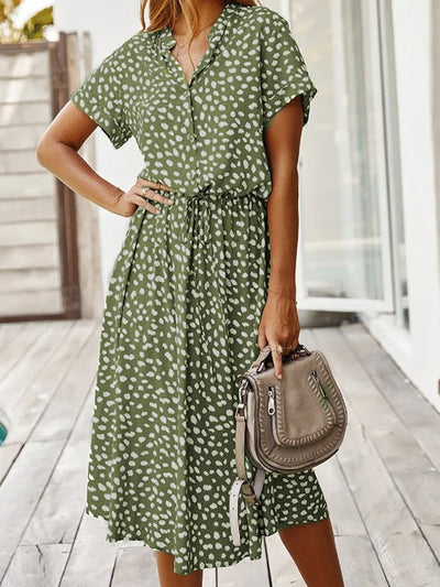 Bequemes Bedrucktes Sommerkleid