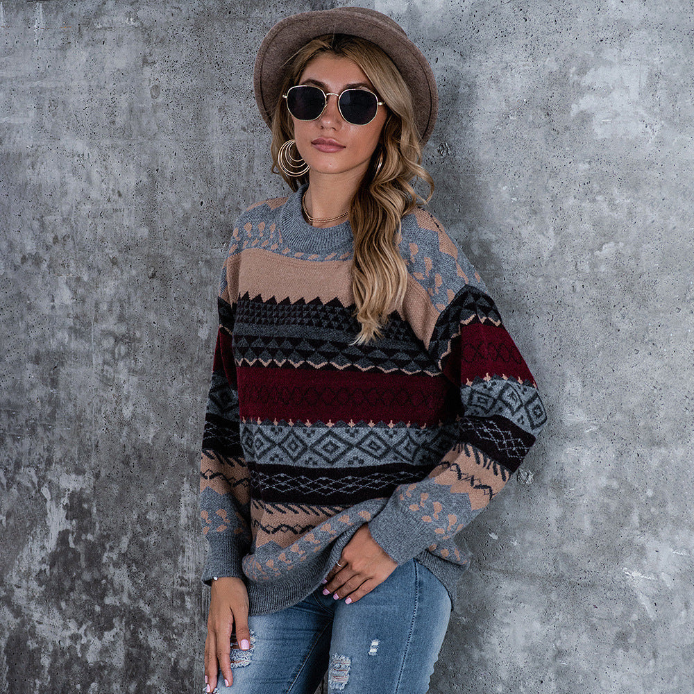 Pullover mit Kristallstrick