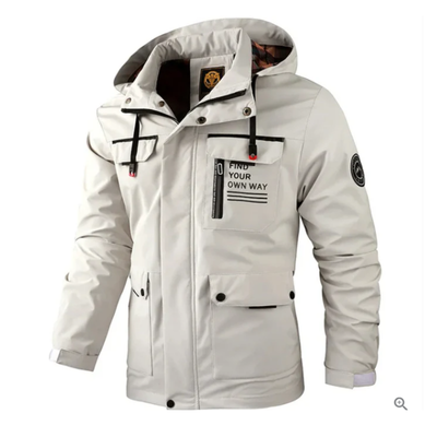 Herren Winterjacke | Kapuzenjacke Mit Taschen