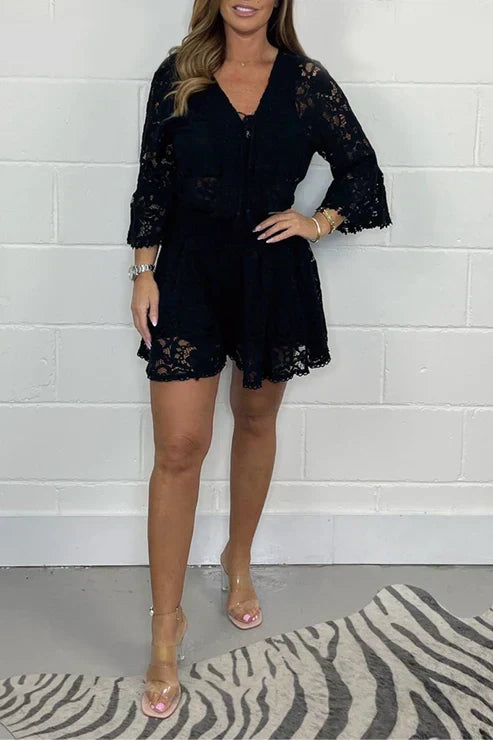 Melanie | Set mit Top und Shorts