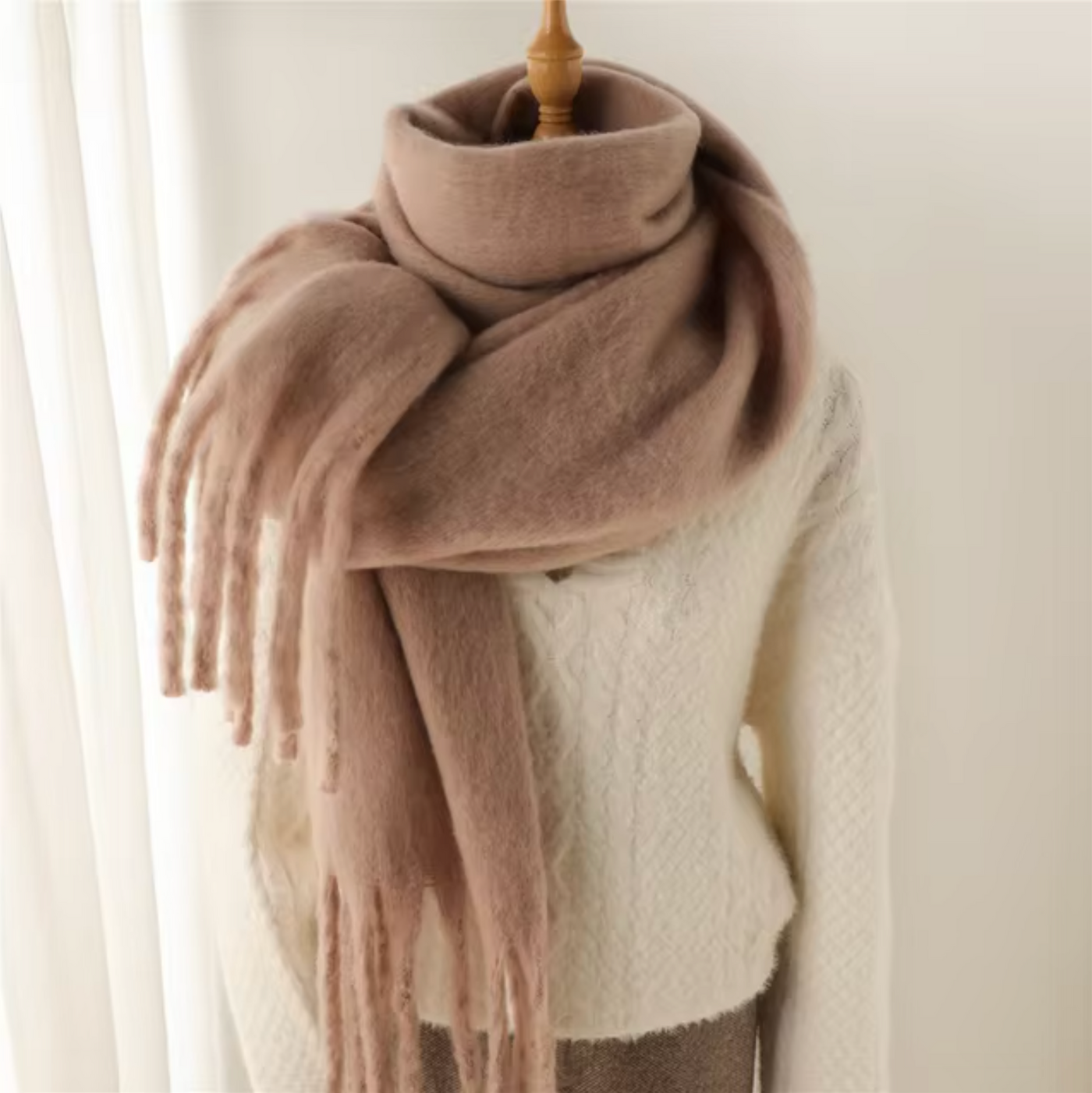 Lilie | Kaschmir-Winter-Schal für Damen