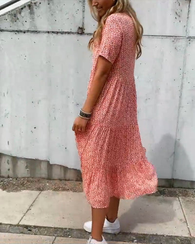 Ileana® | Kurzarmkleid mit Blumendruck