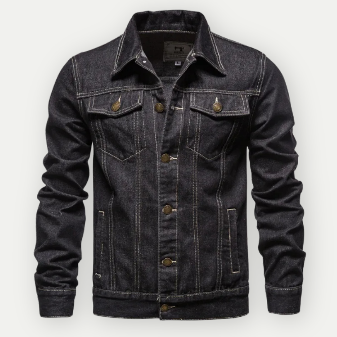 Herren Klassische Übergangsjacke | Trucker-Stil Jeanslook