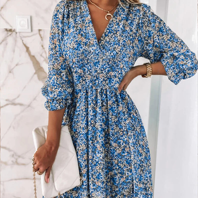 Beatriz® | Bequemes Kleid mit Blumendruck für Damen