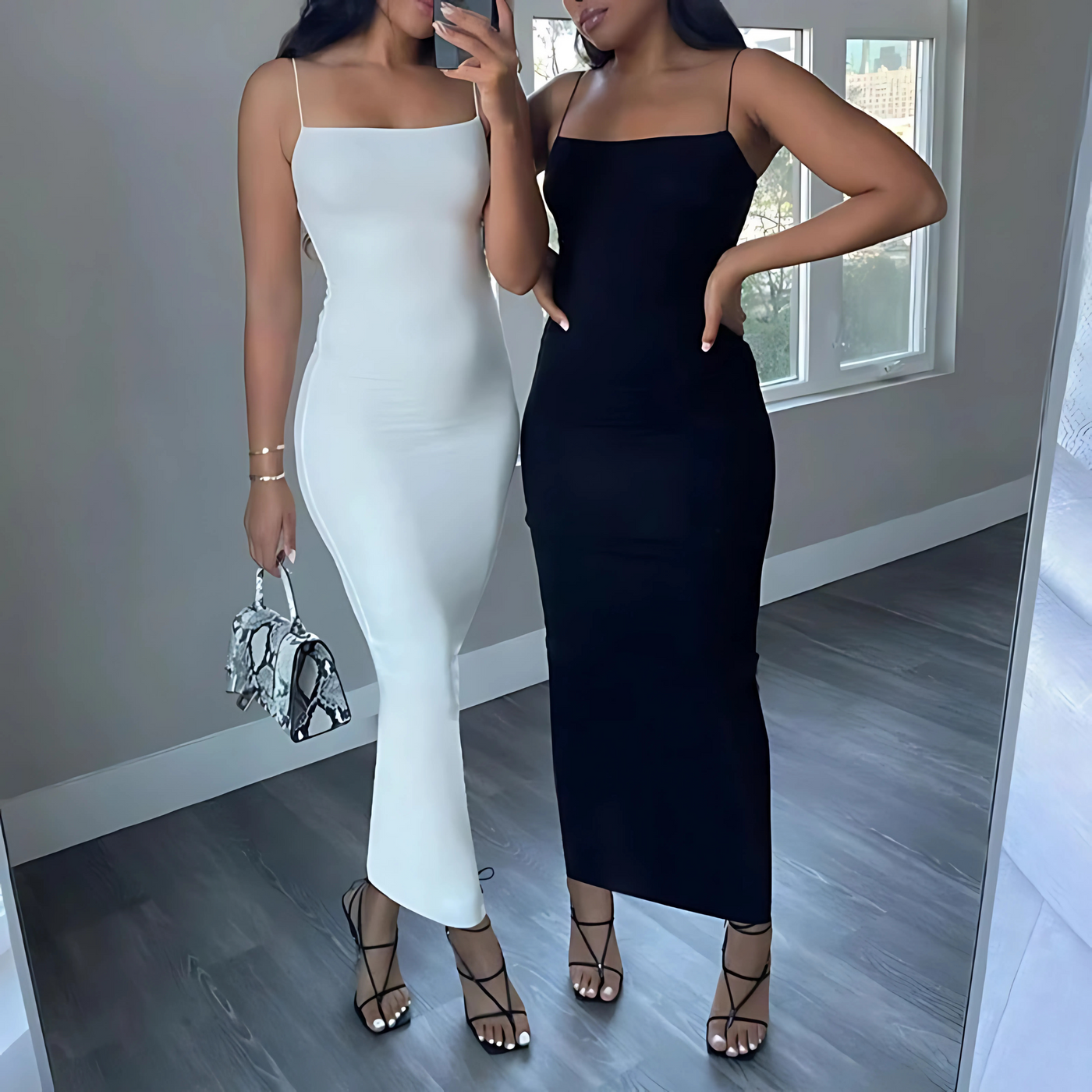 Rückenfreies Bodycon-Kleid