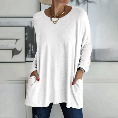 Pullover mit Fronttaschen für Damen