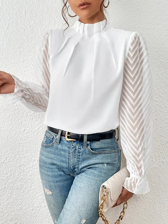 Beate | Elegante Langarmbluse für Frauen