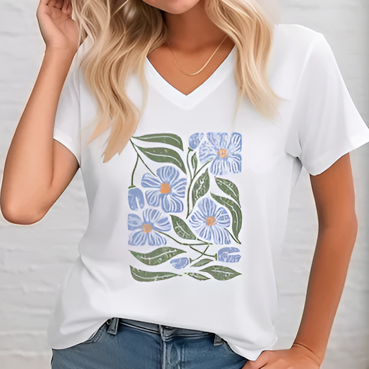 Veronika | Vintage Blumenhemd für Damen