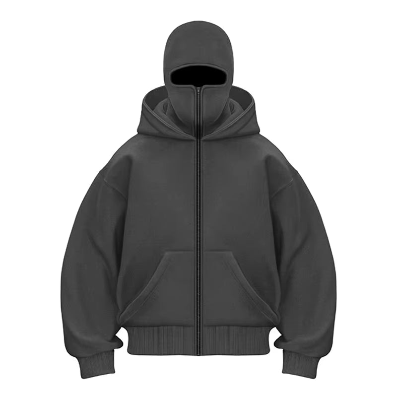 Taylor | Balaclava Hoodie mit Reißverschluss