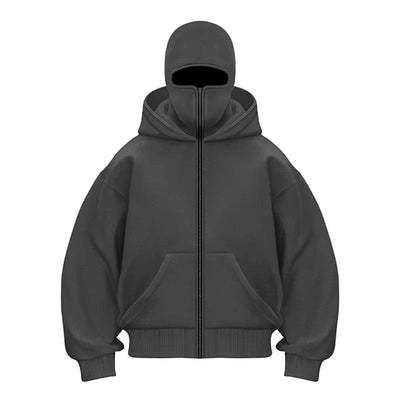 Taylor | Balaclava Hoodie mit Reißverschluss