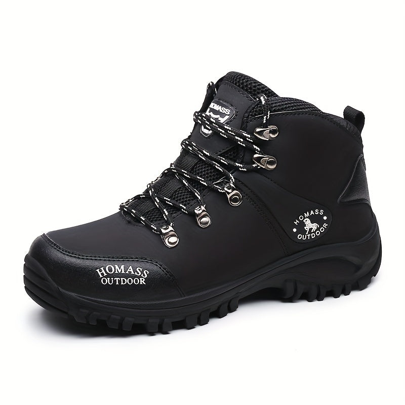Winterschuhe Herren | Schnür-Wanderschuhe Mit Profilsohle