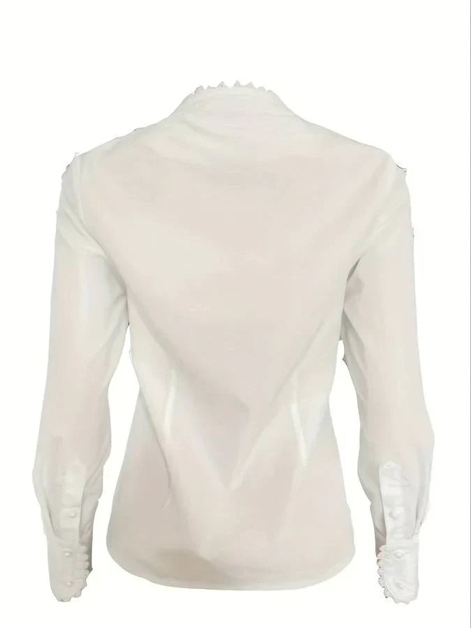 Joylin – elegante bluse mit langen armeln