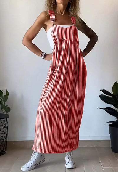 Rebecca® | Lässiges, gestreiftes Jumpsuit-Kleid