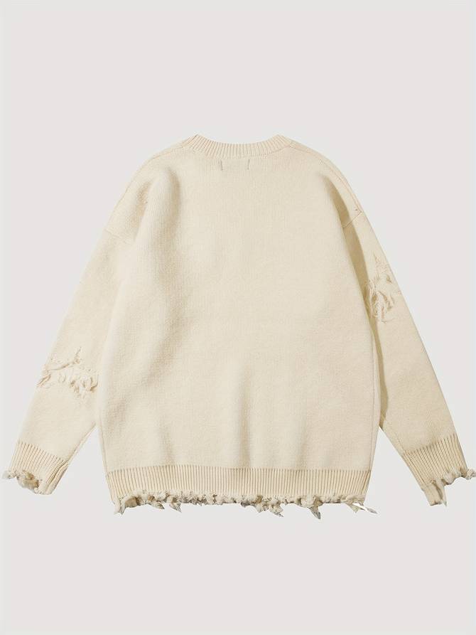 Stylische Pullover mit Rissen für Damen