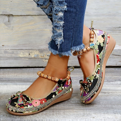 Zora® | Bequeme Schuhe mit Blumendruck