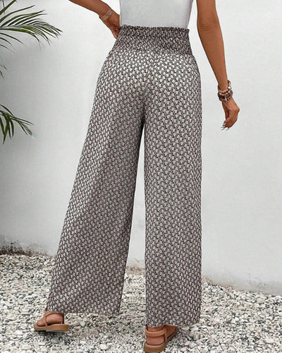Winona® | Elegante Hose mit weitem Bein und geometrischem Print