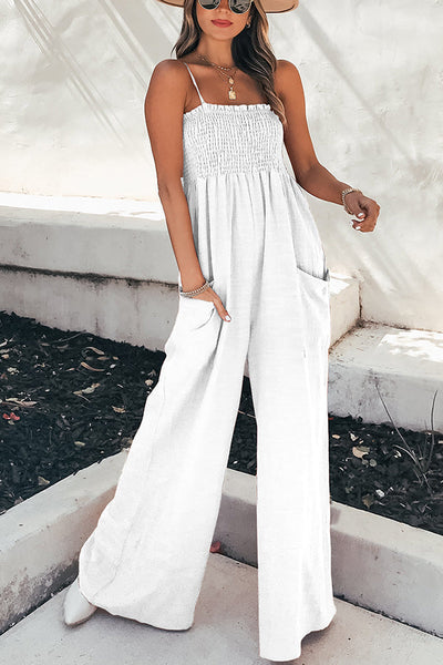 Victoria® | Einfarbiger, lässiger Overall aus Gaze