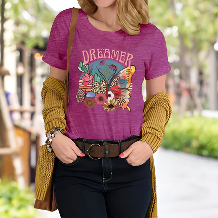 Erika | Retro-Print Hemd